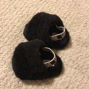 Baby black UGG sandals size 2/3